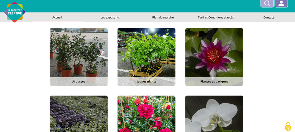 plateforme marche horticole provence creative carpentras