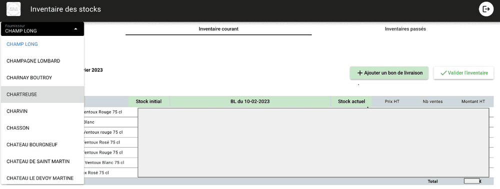 shopify inventaire gestion stock